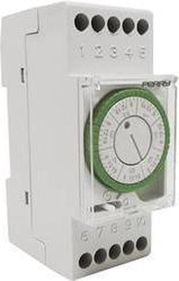 Wallair 1IO0024 Schakelklok Analoog Weekprogramma 3500 W IP20 Gangreserve