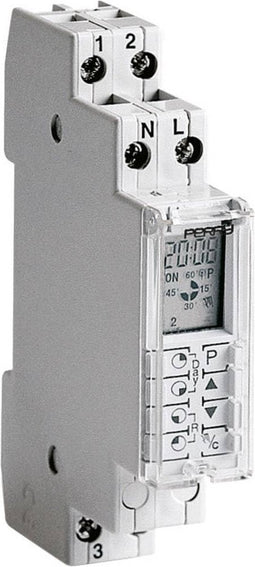 Wallair 1IO1071 - Schakelklok Digitaal Weekprogramma - 3500 W - IP40 - Gangreserve