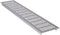Wallair Licht metaalrooster Zilver (l x b x h) 480 x 100 x 16 mm N35847