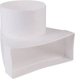 Wallair N15840 Vlakkanaal ventilatiesysteem 150 Afbuigstuk