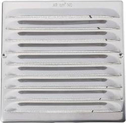 Wallair Ventilatierooster RVS Geschikt voor buisdiameter: 12.5 cm
