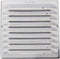 Wallair Ventilatierooster RVS Geschikt voor buisdiameter: 12.5 cm