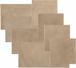 WallArt - 32 - st - Tegel - Borret - leer - zandbeige