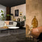 WallArt - 32 - st - Tegel - Borret - leer - zandbeige