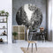 WallArt Behangcirkel - Hong Kong the Old Days - Ø 190 cm - Cirkel Behang - Rond Behang