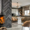 WallArt - Planken - hout-look - schuurhout - eiken - asgrijs