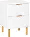 WALPOLE - Nachtkastje - Wit - Hout