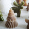 Home Society - rendier kaarsjes- Doos 12 stuks - Groen - 10 cm hoog