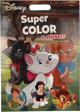 Walt Disney Super Color Kleurboek Filmstars