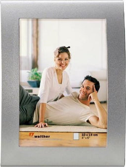 Walther Basixx TP zilver 10x15 metaal portret gebogen TP015S