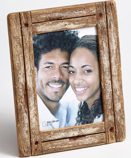 Walther Design Dupla - Fotolijst - Fotoformaat 13 x 18 cm - Wit/Hout