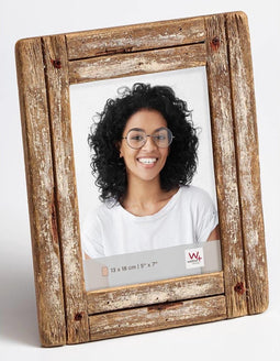 Walther Design Dupla - Fotolijst - Fotoformaat 15 x 20 cm - Wit/Hout