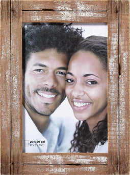 Walther Design Dupla - Fotolijst - Fotoformaat 20 x 30 cm - Wit / Hout