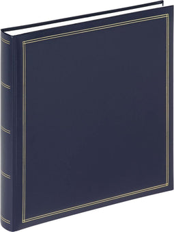 Walther Design FA-260-L Monza - Fotoalbum - 34 x 33 cm - Blauw - 60 pagina's