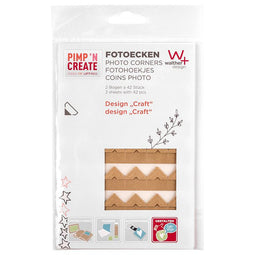 Walther fotohoekjes 2 x 42 stuks Pimp´n Create bruin FE084P