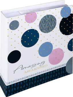 walther design - ME-487-L - Amazing Memories - Memo-Album - blauw - 200 foto's 13x18 cm