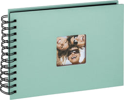 Walther Design SA-109-A Fun Wire-O - Fotoalbum - 23 x 17 cm - Lichtgroen - 40 pagina's