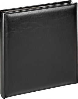 Walther FA-386-B DeLuxe fotoalbum zwart met zwarte bladen