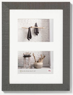 Walther Home - Fotolijst - Fotomaat 2x13x18 cm - Grijs