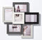 Walther Home - Houten lijst - Fotoformaat 5x13x18 cm + 1x13x13 cm - Kleuren mixed