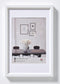 Walther Steel Style - Kunststof lijst - Fotoformaat 20x30 cm - Wit
