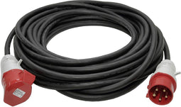 Walther Werke 39300506250 Stroom Verlengkabel 32 A Zwart 25.00 m