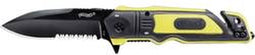 Walther Zakmes Rescue Knife Zwart, Geel