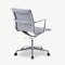 Walton Office Chair, Light Grey Fabric & Chrome