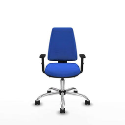 Piqueras y Crespo B1D056N - Bureaustoel - Verstelbare hoogte met armleuning - Blauw