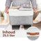 The Tranquil Abode - Opvouwbare Opbergmand - Set van 3 Stevige Stoffen met Handgrepen (3 stuks)