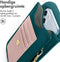 Telefoontasje Dames Crossbody - Selencia Telefoontasje Elegance Tassle - Universeel Schoudertasje telefoon - Donkergroen