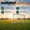 Umbro Voetbaldoel - Voetbal Goal 300 x 200 x 90 cm - Metaal - Zwart/Geel