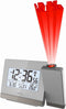 Wand projectie wekker - Radio gestuurd - Datum en Temperatuurweergave - Techno Line WT 538 zilver en antraciet