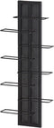 Wand Wijnrek Leonoor metaal - Zwart
