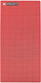 wandbord rood 444 x 888 mm