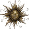 Wanddecoratie 3D Zon licht 35 cm