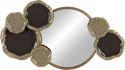 Wanddecoratie Bruin Gouden Ijzer 97,8 x 6,4 x 54 cm