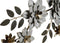 Wanddecoratie DKD Home Decor 106,7 x 5 x 46,4 cm Grijs Gouden Wit Blommor Shabby Chic