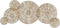 Wanddecoratie DKD Home Decor 115 x 1 x 45 cm Natuurlijk Bruin Tropisch