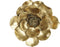 Wanddecoratie DKD Home Decor 19,5 x 5,5 x 19,5 cm Bloem Gouden