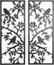 Wanddecoratie DKD Home Decor (2 Onderdelen) Metaal Vogels Shabby Chic (35 x 1,3 x 91 cm)