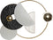 Wanddecoratie DKD Home Decor 70,5 x 6 x 59 cm Abstract Gouden Wit Donker grijs Modern