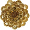 Wanddecoratie DKD Home Decor Bloem Gouden 23 x 6 x 23 cm