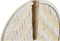 Wanddecoratie DKD Home Decor Bruin Wit Waaier Bamboe (27 x 2 x 64 cm) (27 x 2 x 55 cm)