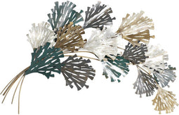 Wanddecoratie DKD Home Decor Gouden Metaal Groen (93.3 x 12 x 125.7 cm)
