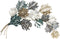 Wanddecoratie DKD Home Decor Gouden Metaal Groen (93.3 x 12 x 125.7 cm)