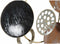 Wanddecoratie DKD Home Decor Gouden Metaal Terra cotta Cirkels (119,4 x 6,4 x 59 cm)