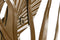 Wanddecoratie DKD Home Decor Gouden Tropisch Blad van een plant 80 x 2 x 80 cm