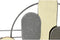 Wanddecoratie DKD Home Decor Grijs Gouden Metaal PVC Modern (130 x 5 x 80,6 cm)