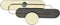 Wanddecoratie DKD Home Decor Grijs Gouden Metaal PVC Modern (96 x 5 x 40,6 cm)